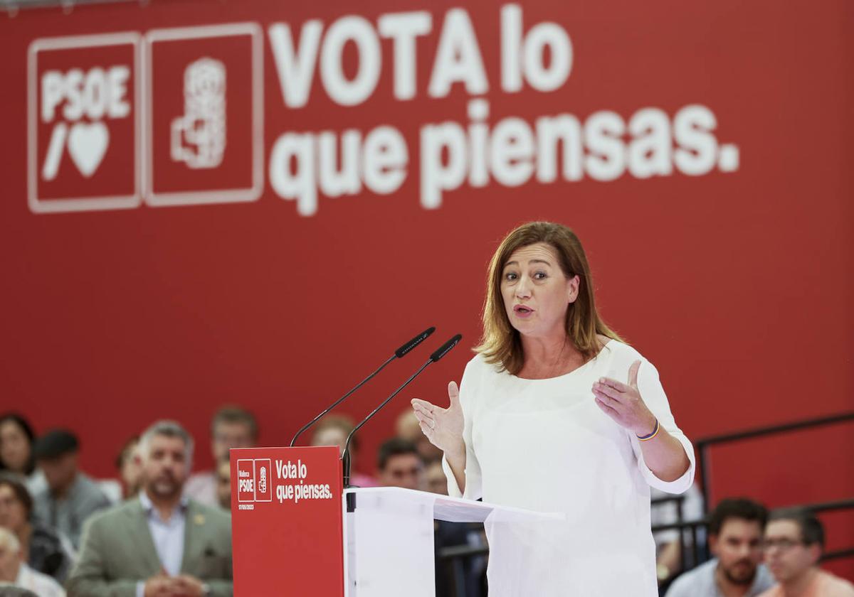 Francina Armengol, presidenta de Islas Baleares.