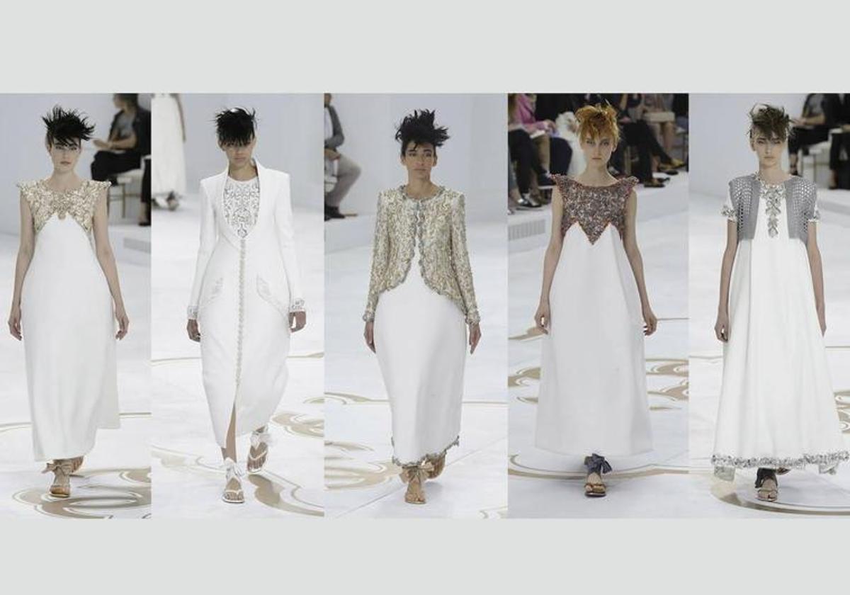 En uno de estos cinco conjuntos de Chanel se quiso inspirar Tamara Falcó para el día de su boda.