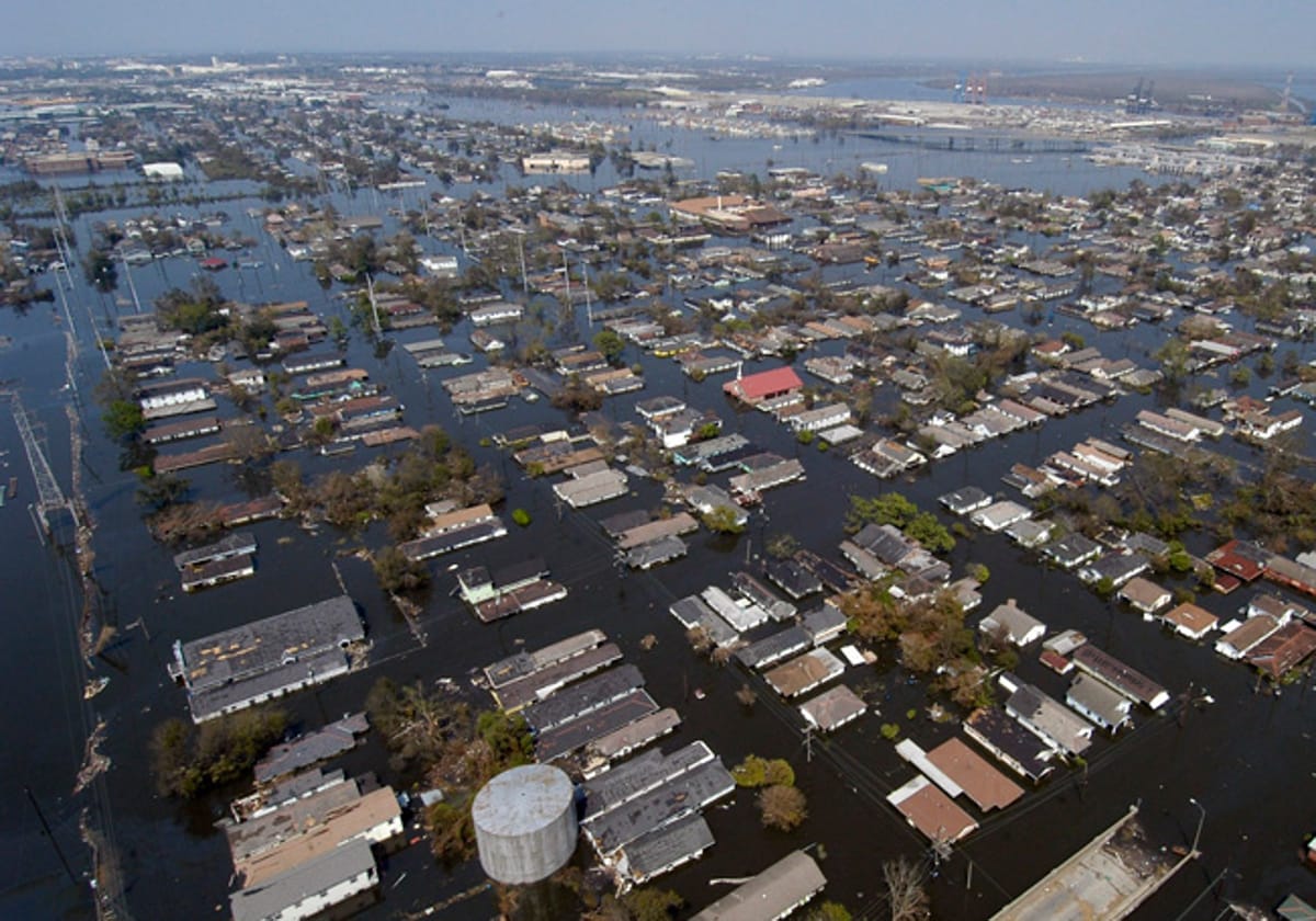 Inundación en Estados Unidos.