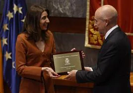 Pilar Llop, ministra de Justicia, la semana pasada en una entrega de premios en el CGPJ