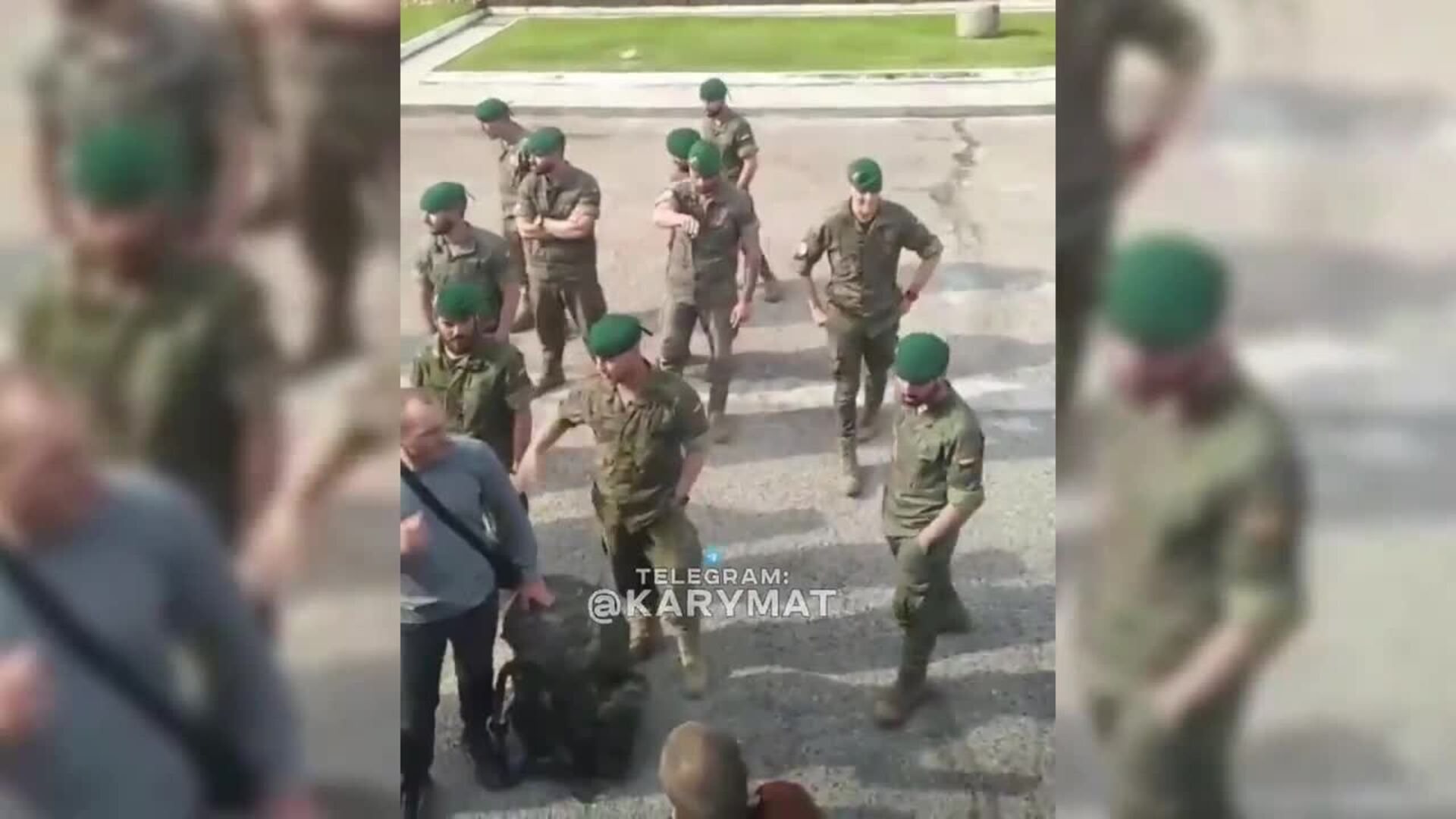 Los soldados ucranianos entrenados en España ponen camino al frente.