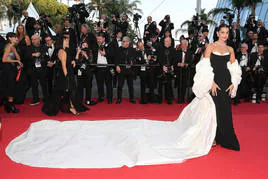 Marta Lozano, este lunes en Cannes.