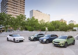 Familia de modelos electrificados de KIA