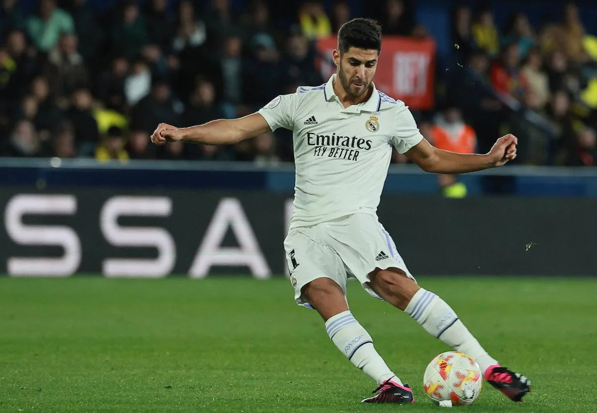 Asensio, durante un partido de la presente temporada.