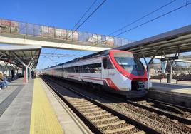 Vista de la estación de cercanías de Vicálvaro (Madrid).