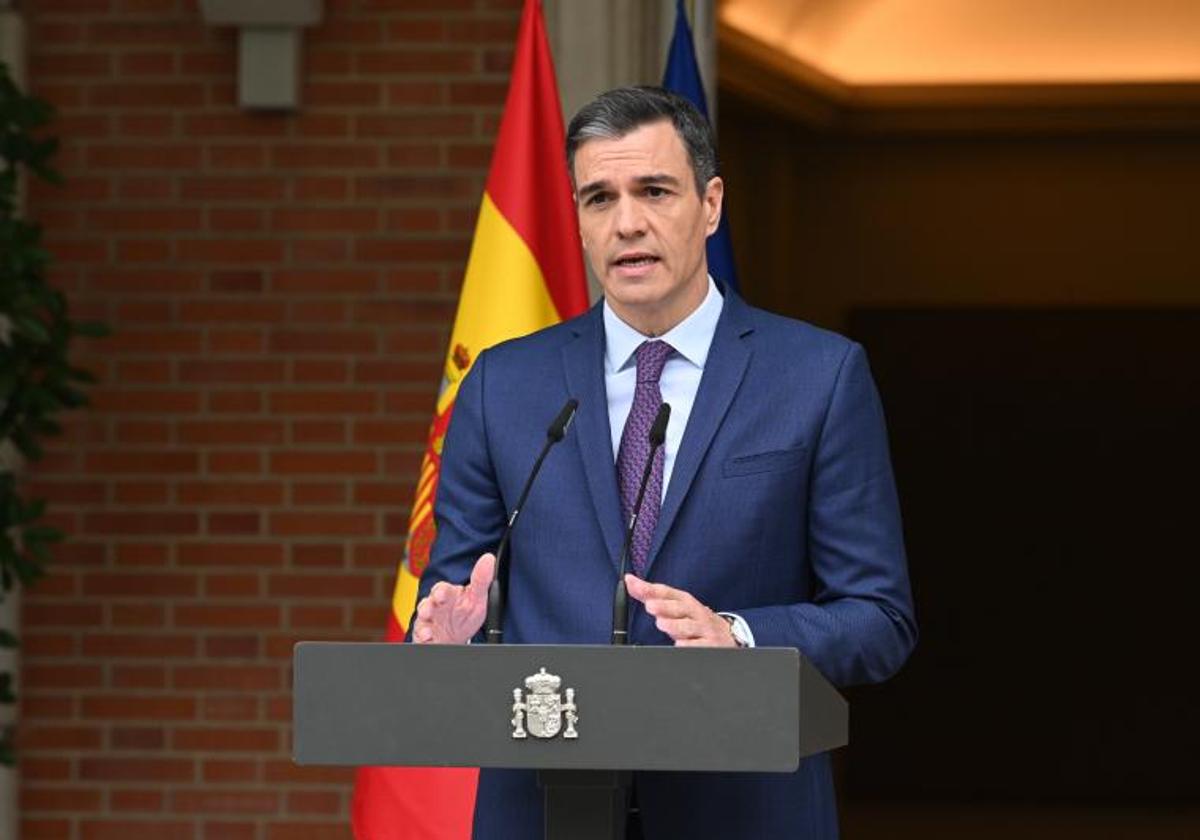 El presidente del Gobierno Pedro Sánchez.