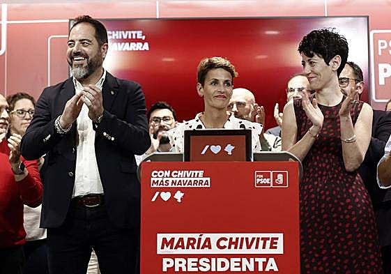 La presidenta de Navarra en funciones, María Chivite.