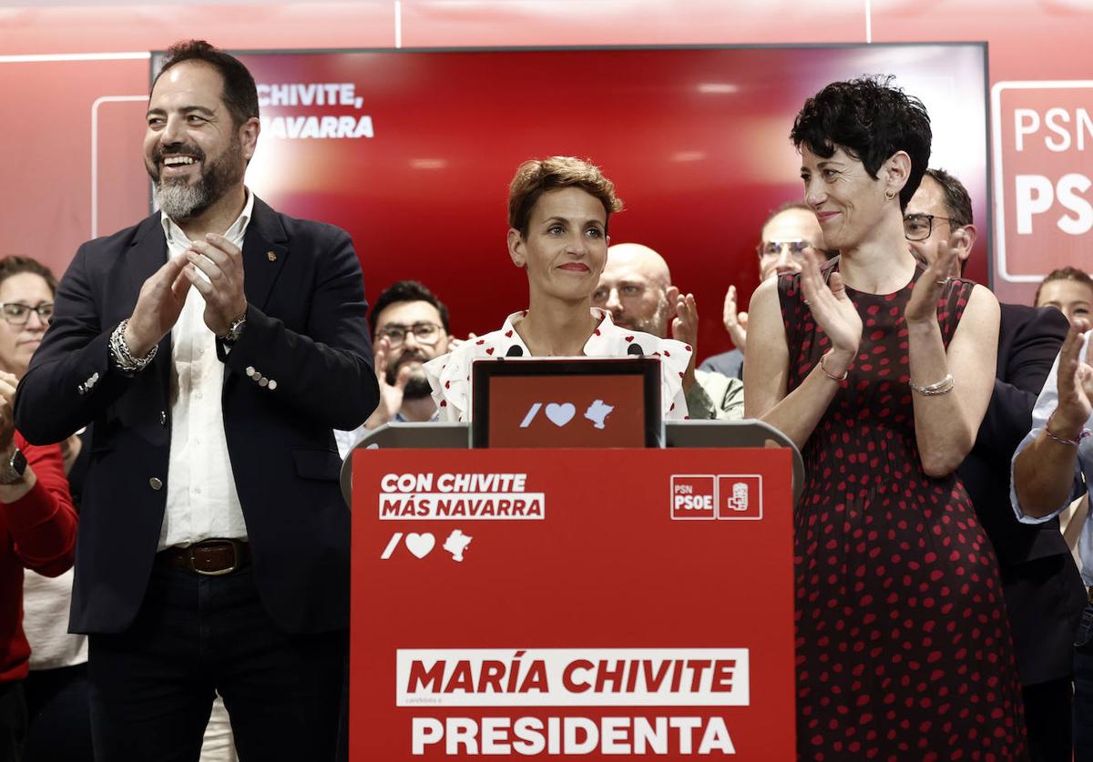 La presidenta de Navarra en funciones, María Chivite.