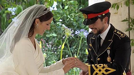 La boda de los futuros reyes de Jordania, en imágenes