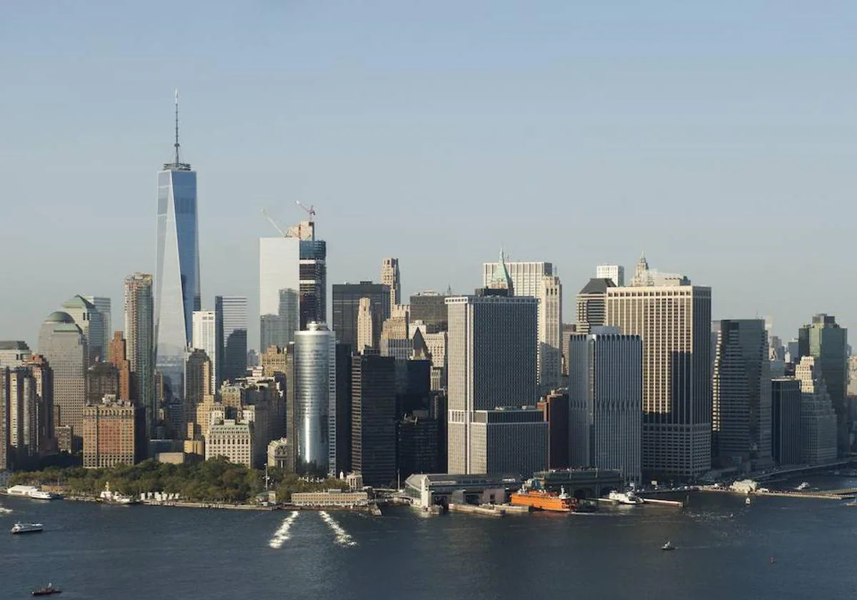 Vista de la isla de Manhattan.