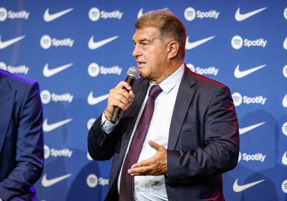Joan Laporta, presidente del Barcelona.