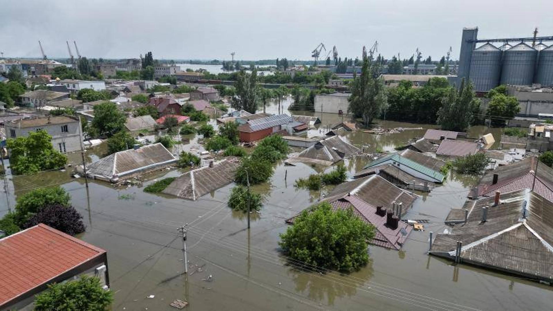 C’est ainsi que la région de Kherson a été submergée après l’attaque du barrage de Kajovka