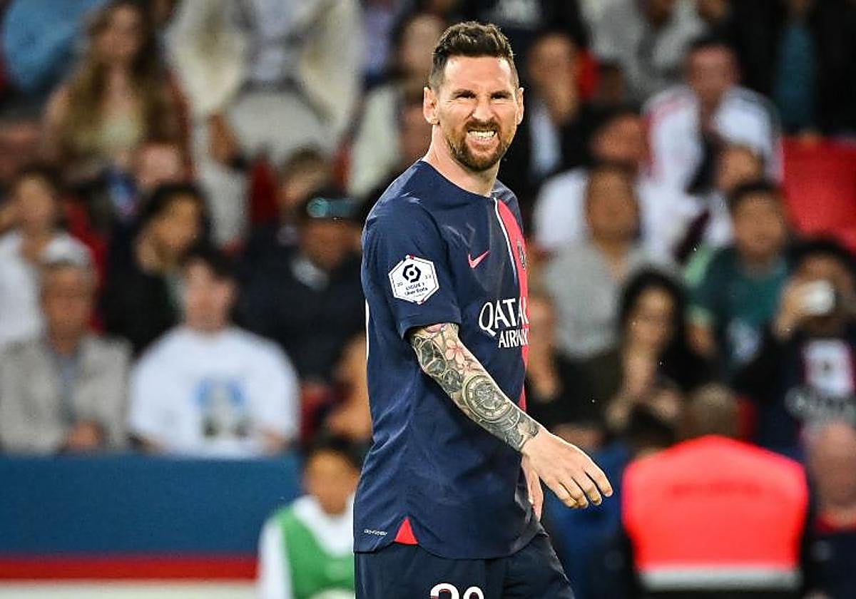 Leo Messi, en una de sus últimas apariciones con el PSG.