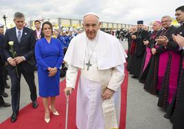 El Papa en un acto de la pasada Semana Santa.