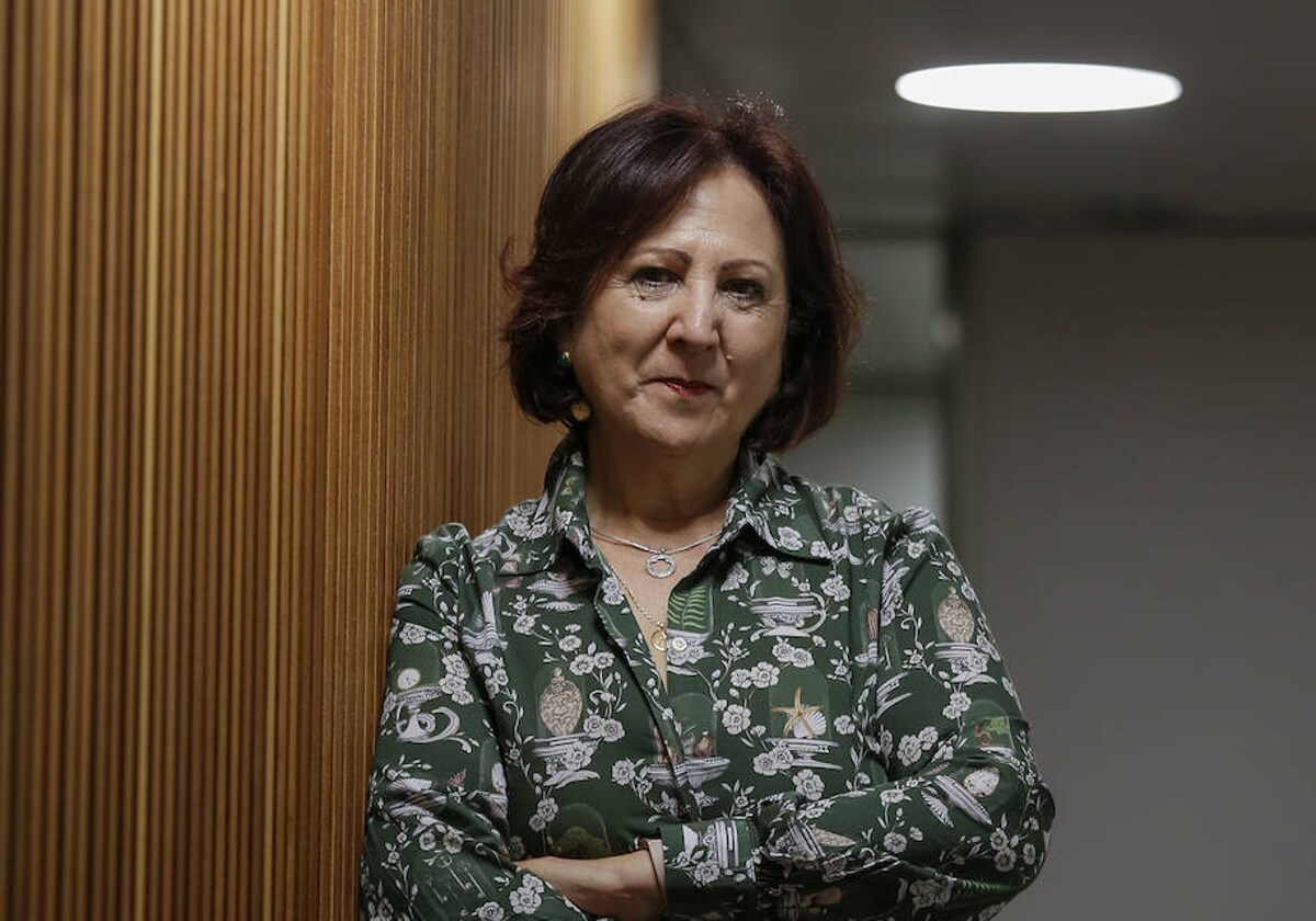Teresa Peramato, en la oficina de la Fiscalía de Violencia de Género en Madrid.