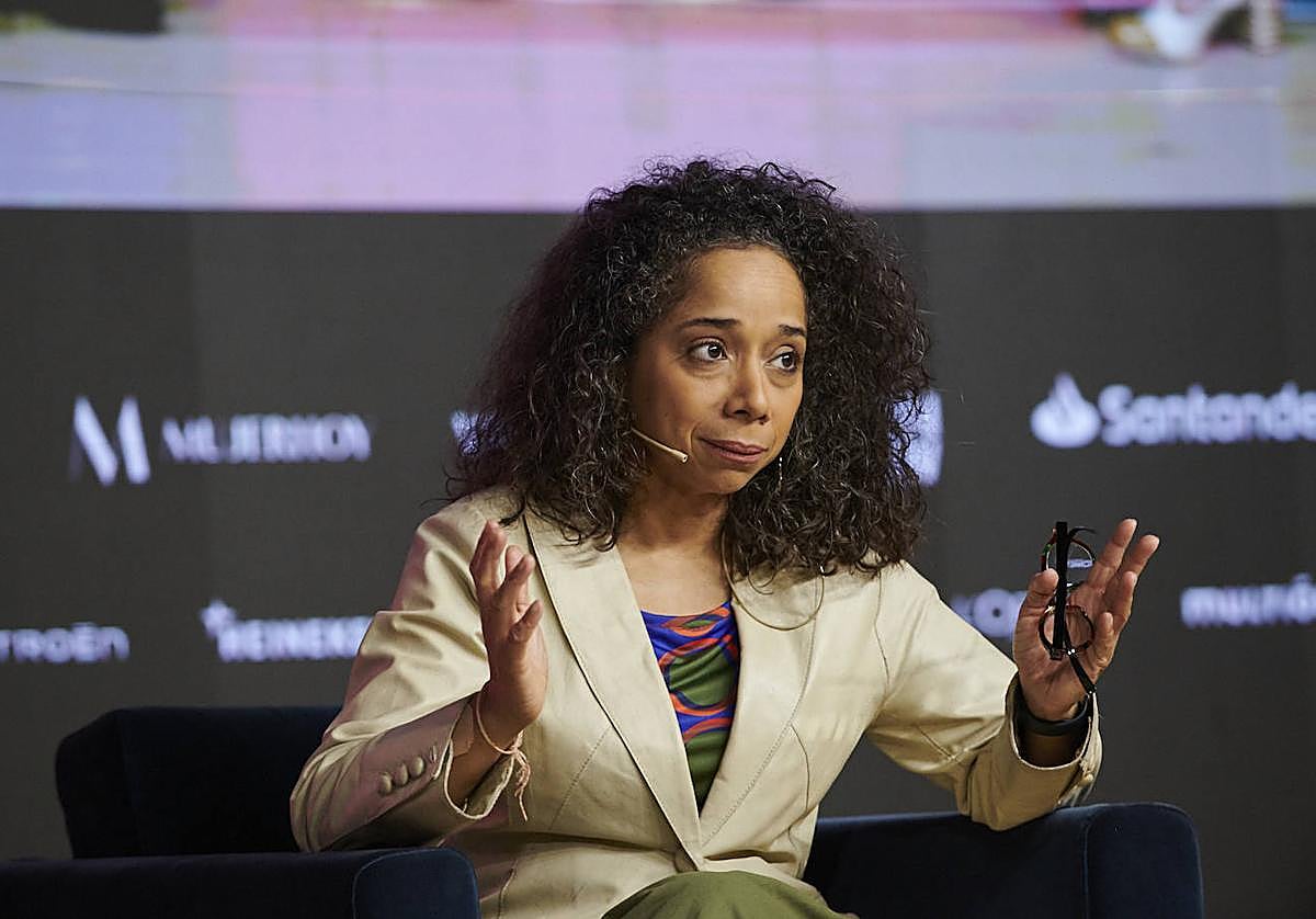 Julissa Reynoso, durante su intervención de este jueves en Santander WomenNOW.