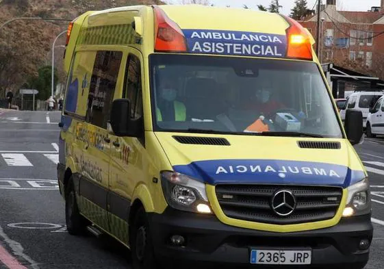 Una ambulancia en Valladolid.