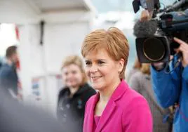 Sturgeon, durante una comparecencia pasada ante la prensa.