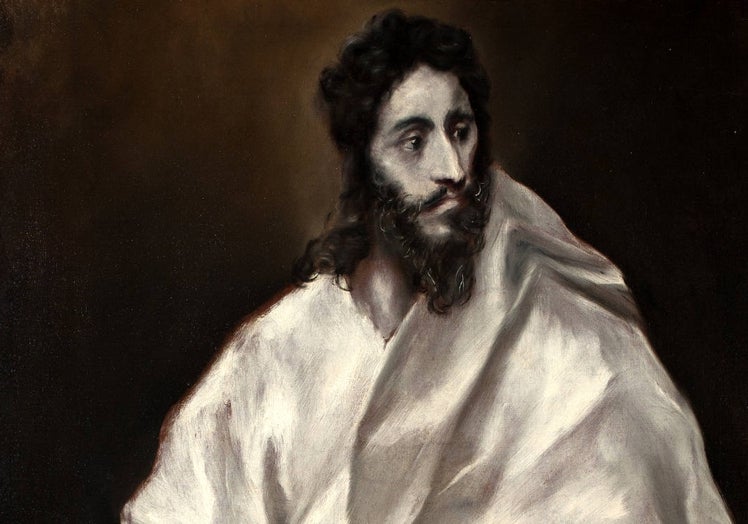 'San Bartolomé', 1610-1614. El Greco. Detalle.