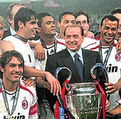 Berlusconi, el creador del mejor Milan de la historia