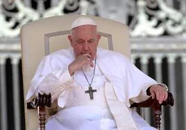 El Papa Francisco, en la Plaza de San Pedro del Vaticano a principios de mes.