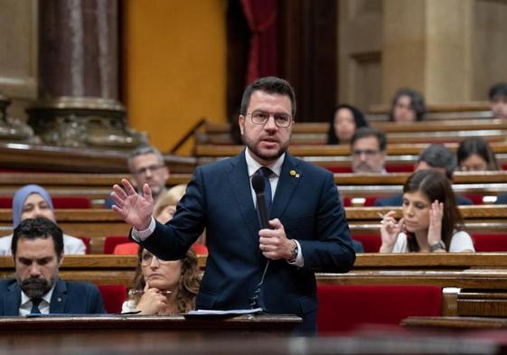 Aragonès comparece en el Parlament para explicar la remodelación del Govern