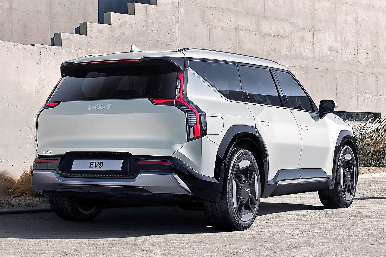 Imagen trasera del KIA EV9