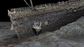 La proa del Titanic, más de un siglo después del hundimiento, captada en la expedición de Magellan LTD y Atlantic Productions.