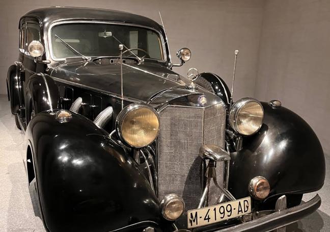 Mercedes blindado de Franco comprado por el dictador a Alemania en 1941.