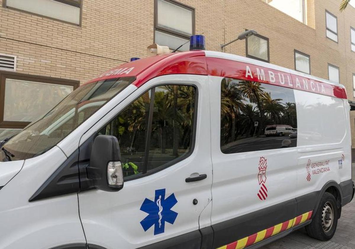 Una ambulancia de la Generalitat.