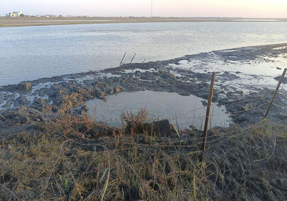 Impacto de misiles cerca del puente ucraniano de Chongar, que une Crimea con Jersón.