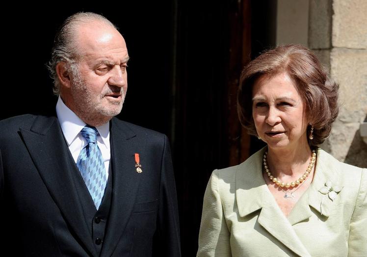 Los reyes eméritos Juan Carlos y Sofía.