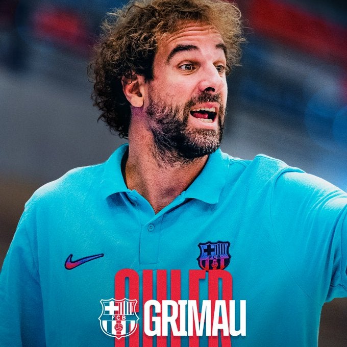 Roger Grimau, nuevo entrenador del Barcelona de baloncesto.