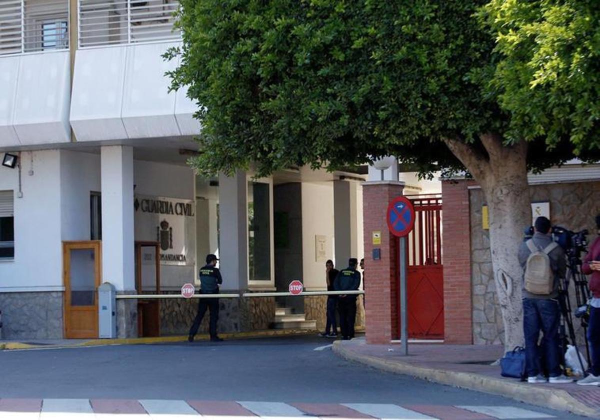 Vista de la Comandancia de la Guardia Civil en Almería.