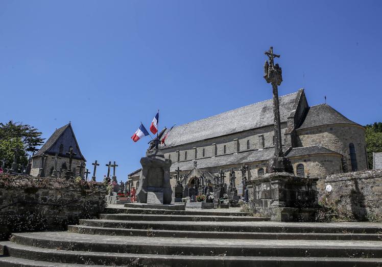 La abadía de Daoulas es conocida por su inmenso jardín de plantas y flores medicinales. Daoulas (Francia)