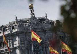 Fachada del Banco de España.