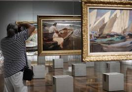 Escenas de baño y de oficios relacionados con en el mar, entre otras obras maestras de Joaquín Sorolla, integran los fondos de la Fundación María Cristina Masaveu Peterson