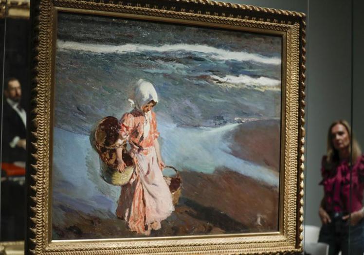 Escenas de baño y de oficios relacionados con en el mar, entre otras obras maestras de Joaquín Sorolla, integran los fondos de la Fundación María Cristina Masaveu Peterson.