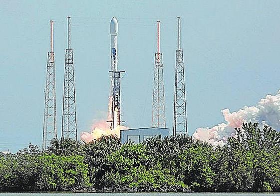 Lanzamiento exitoso de la nave espacial 'Euclid', en Florida.