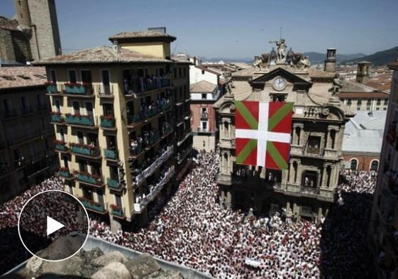 Así ha sido el chupinazo de San Fermín 2023