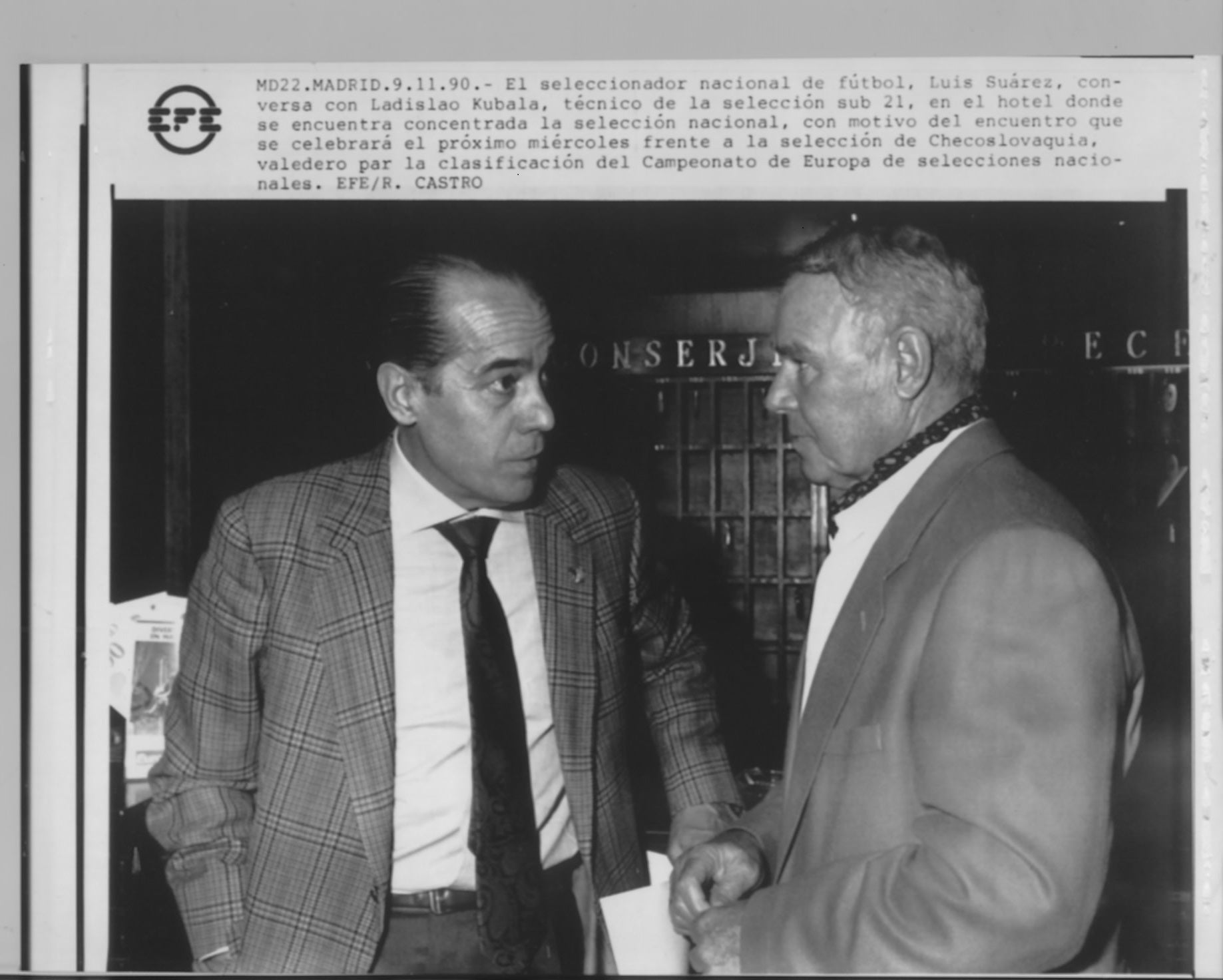 Luis Suárez y Ladislao Kubala.