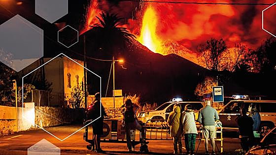 La furia del volcán agita el voto de La Palma