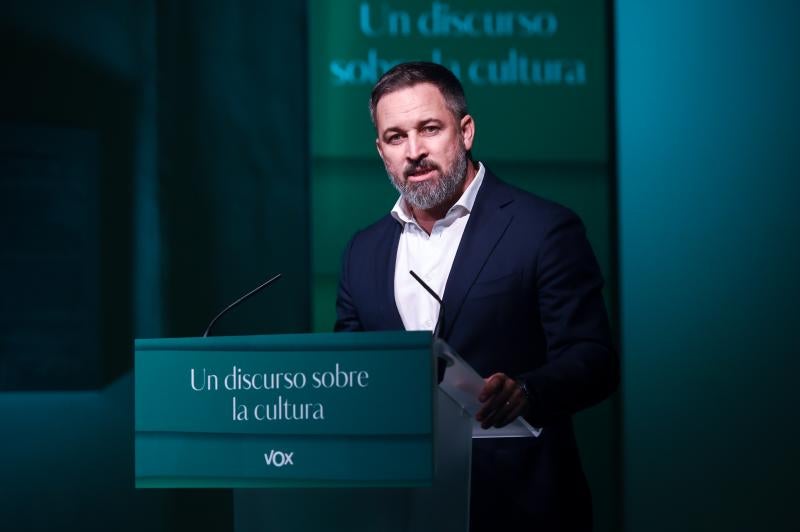 El presidente de Vox, Santiago Abascal.