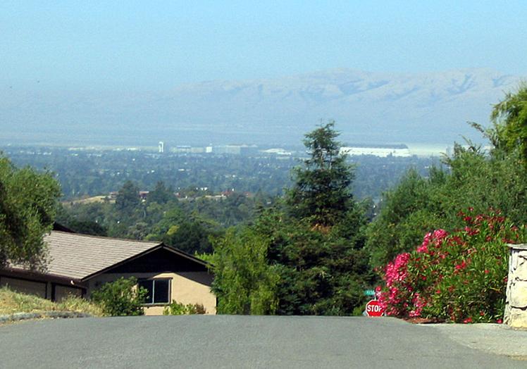 Vistas desde Los Altos Hill.