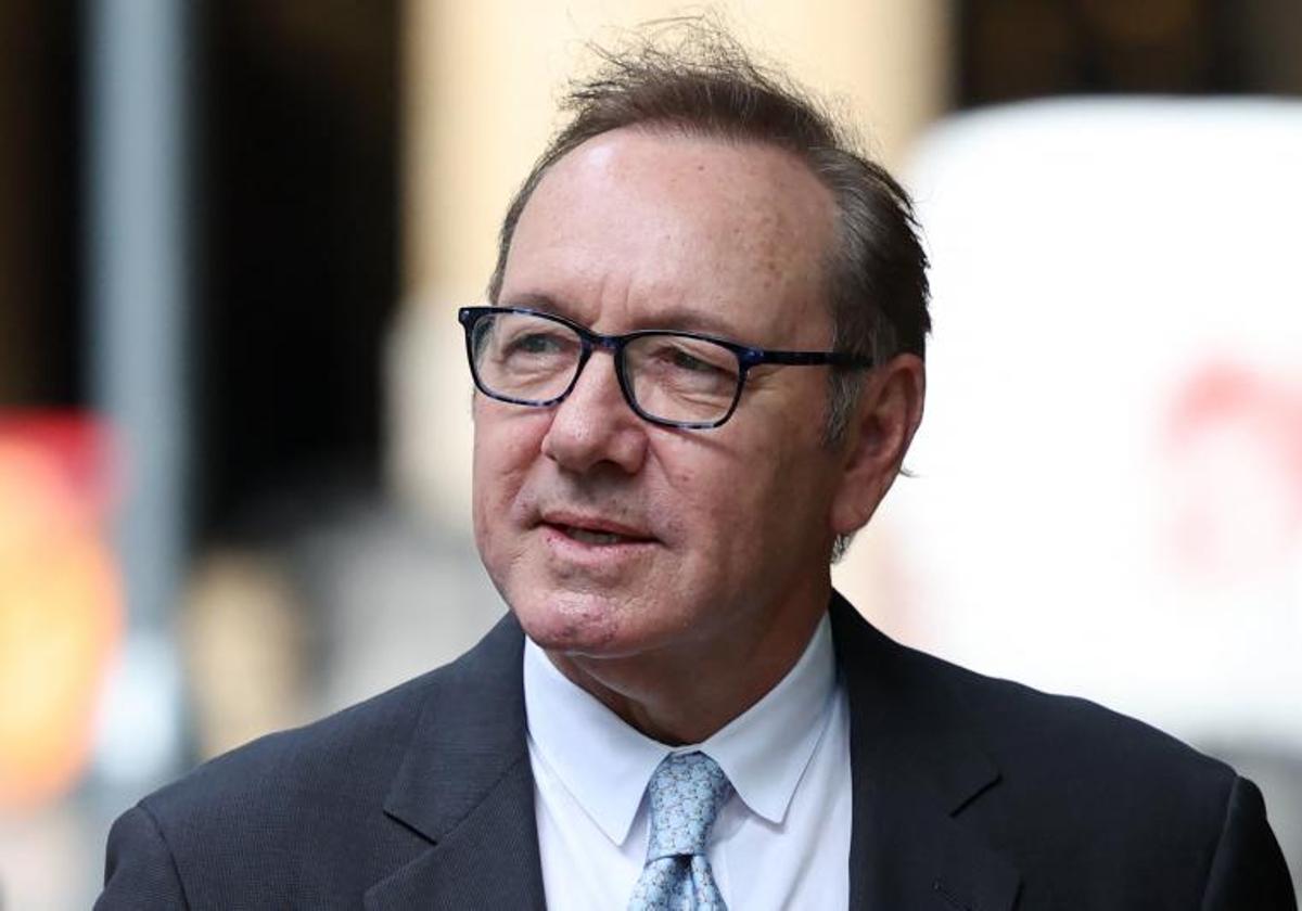 Kevin Spacey a su llegada al Tribunal de la Corona de Southwark en Londres