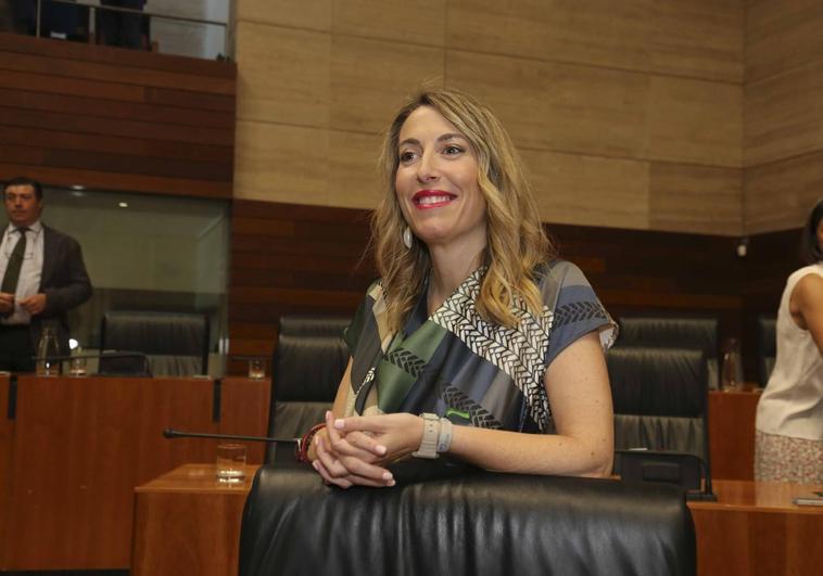 María Guardiola, presidenta de la Junta de Extremadura con el apoyo de Vox