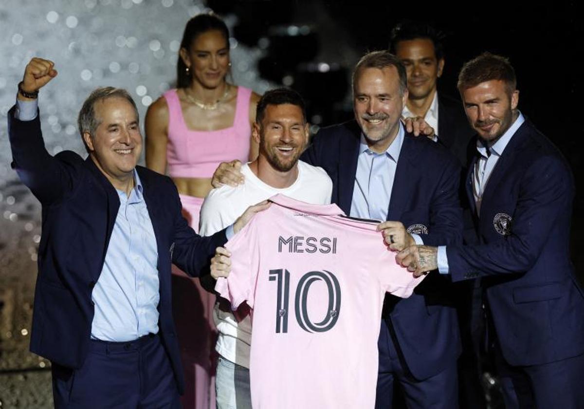 Messi ya luce el &#039;10&#039; del Inter Miami