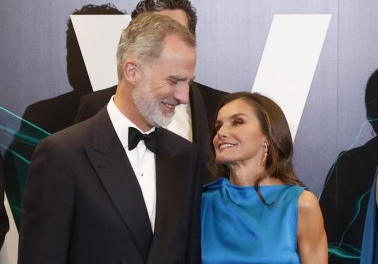 Letizia, como la seda, en uno de sus actos favoritos