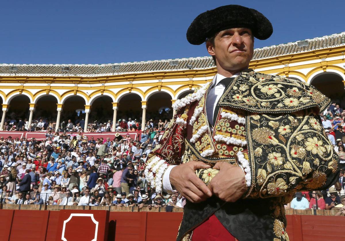 El Juli, en la Feria de Abril en la Maestranza de Sevilla