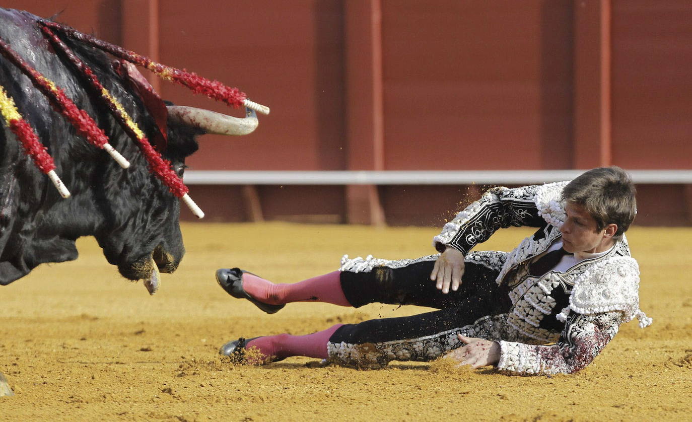 En la Feria de Abril celebrada en la Real Maestranza de Sevilla en 2013, donde sufrió una de las cogidas más graves de su carrera